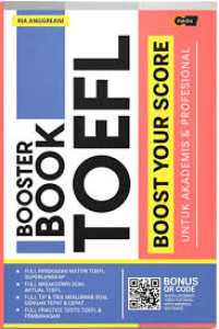 Image of Booster Book TOEFL : Boost Your Score untuk Akademis & Profesional