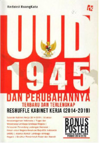 Image of UUD 1945 dan Perubahannya Terbaru dan Terlengkap Reshuffle Kabinet Kerja (2014-2019)