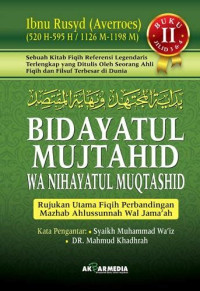 Image of BIDAYATUL MUJTAHID WA NIHAYATUL MUQTASHID