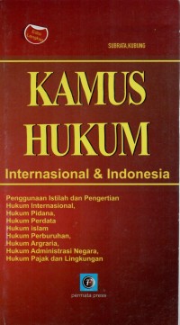 Kamus Hukum Internasional & Indonesia