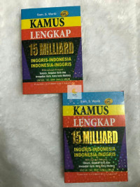 Image of Kamus Lengkap 15 Milliard : Inggris - Indonesia. Indonesia - Inggris