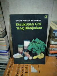 Kecukupan Gizi Yang Dianjurkan