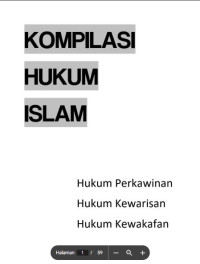 Image of KOMPILASI HUKUM ISLAM