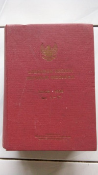 Image of Lembaran Negara Republik Indonesia Tahun 1986 No. 1-77