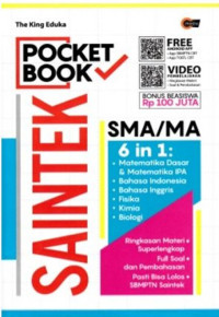 Pocked Book Saintek SMA/MA