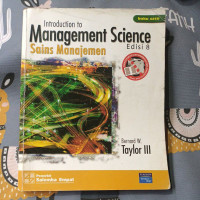 Image of Sains Manajemen :Introduction to management science