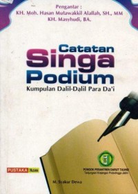 CATATAN SINGA PODIUM