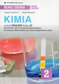 KIMIA ; untuk SMA/MA Kelas XI