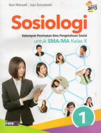 Sosiologi ; untuk SMA/MA Kelas X