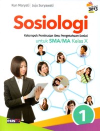 Sosiologi ; untuk SMA/MA Kelas X